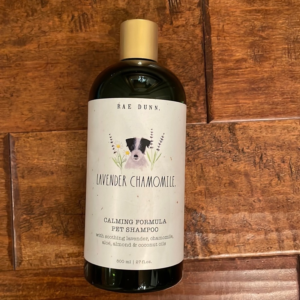Rae Dunn sealed dog shampoo